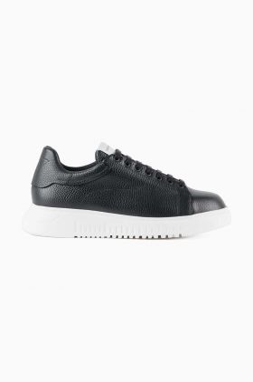 Emporio Armani sneakers din piele culoarea negru, X4X264 XF768 00002