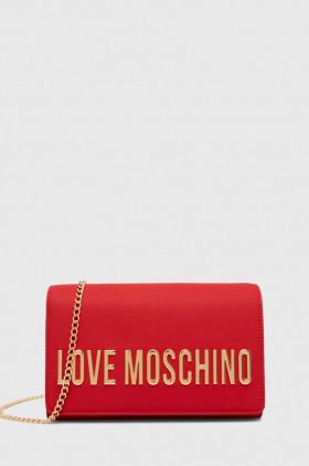 Love Moschino poseta culoarea rosu