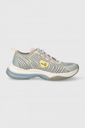 Love Moschino sneakers culoarea gri JA15315G1IIZX02A