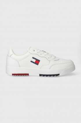 Tommy Jeans sneakers TJM RETRO ESS culoarea alb, EM0EM01397