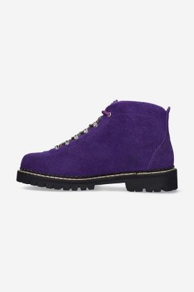 Diemme bocanci din piele întoarsă Tirol femei, culoarea violet DI2107TI03-violet