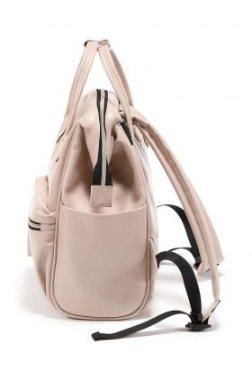 La Millou rucsac Dolce Vita Pure VENICE BEACH culoarea bej, mare, neted
