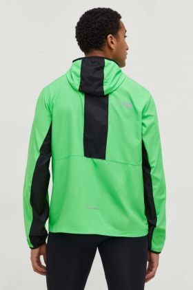 The North Face windbreaker culoarea verde, de tranzitie