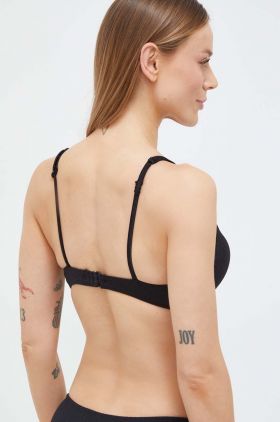 Karl Lagerfeld sutien de baie culoarea negru, cupa usor rigidizata