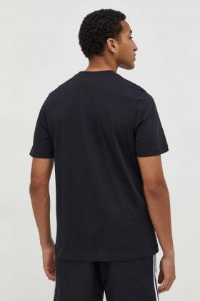 adidas tricou din bumbac bărbați, culoarea negru, cu imprimeu IN6258