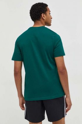 adidas tricou din bumbac bărbați, culoarea verde, cu imprimeu IN6262