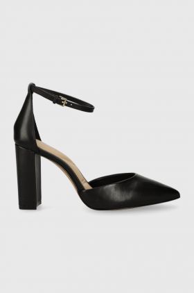 Aldo pantofi de piele FAITH culoarea negru, cu toc drept