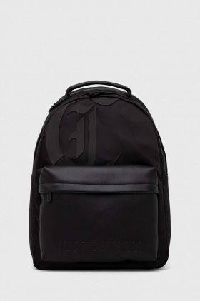 Just Cavalli rucsac barbati, culoarea negru, mare, cu imprimeu