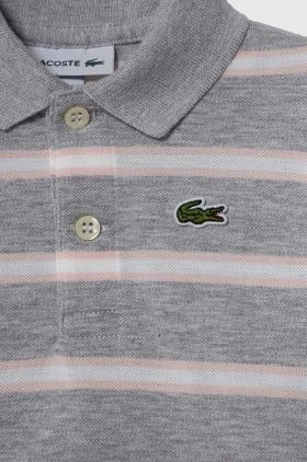 Lacoste pijamale pentru bebelusi culoarea gri, modelator