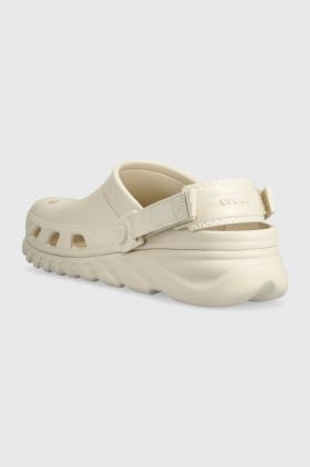 Crocs papuci Duet Max II Clog bărbați, culoarea alb 208776