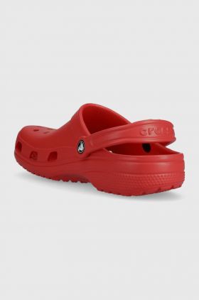 Crocs papuci Classic culoarea roșu 10001