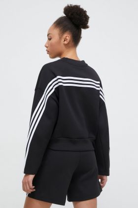 adidas bluză femei, culoarea negru, cu imprimeu  IP1549