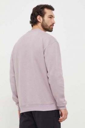 adidas bluză bărbați, culoarea violet, cu imprimeu IW1192