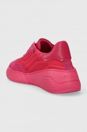 Love Moschino sneakers culoarea roz JA15415G1IIY960B