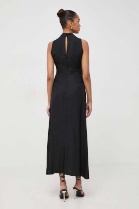 Ivy Oak rochie culoarea negru, maxi, drept IO117601