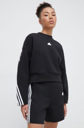 adidas bluză femei, culoarea negru, cu imprimeu  IP1549