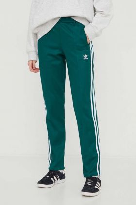 adidas Originals pantaloni de trening culoarea verde, cu imprimeu  IP0628