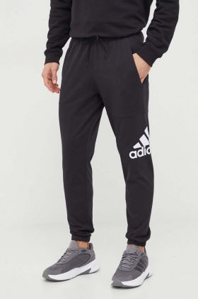 adidas pantaloni de trening culoarea negru, cu imprimeu IC9400