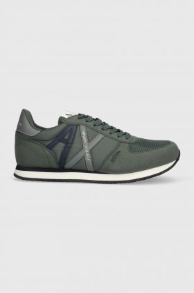 Armani Exchange sneakers culoarea verde XUX017 XCC68 T156