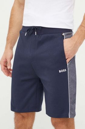 BOSS pantaloni scurți de lounge culoarea bleumarin 50511042