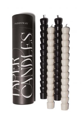 Paddywax set de lumânări Black & White 4-pack