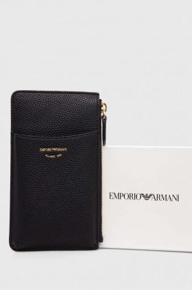 Emporio Armani carcasa cardului culoarea negru