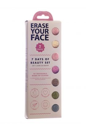 Erase Your Face set de 7 dischete demachiante Make Up Remover 7-pack