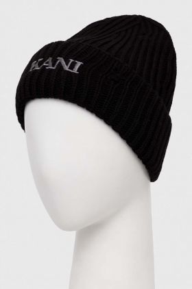 Karl Kani caciula culoarea negru, din tricot gros