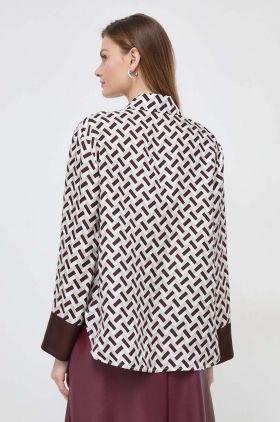 Max Mara Leisure cămașă de mătase cu guler clasic, regular 2416110000000