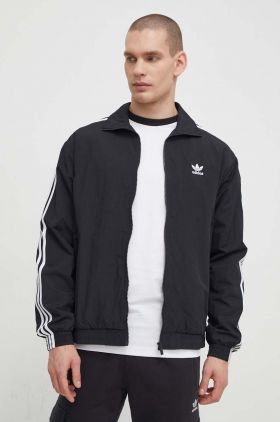 adidas Originals bluză bărbați, culoarea negru, cu imprimeu  IT2491