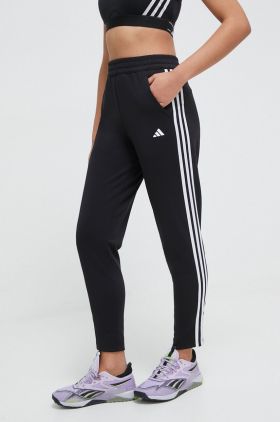 adidas Performance pantaloni de antrenament Training Essentials culoarea negru, cu imprimeu  HZ5646