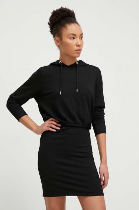 Dkny rochie culoarea negru, mini, drept