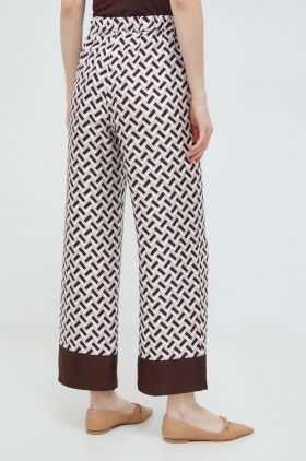 Max Mara Leisure pantaloni de mătase lat, high waist 2416130000000