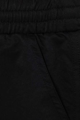 Abercrombie & Fitch pantaloni copii culoarea negru, neted