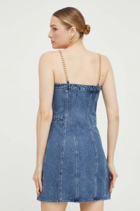 MICHAEL Michael Kors rochie jeans mini, mulata