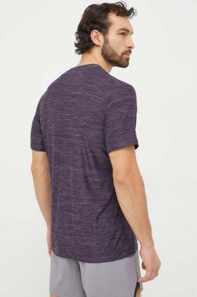 adidas Performance tricou de antrenament Training Essentials culoarea violet, cu model IT5400