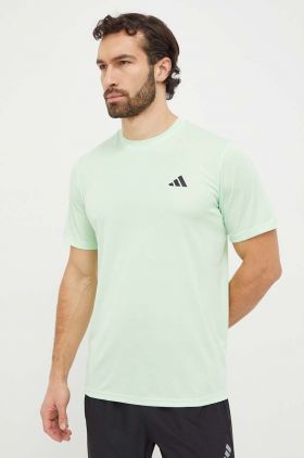 adidas Performance tricou de antrenament Training Essentials culoarea verde, uni IT5396