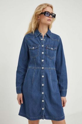 Levi's rochie jeans mini, drept