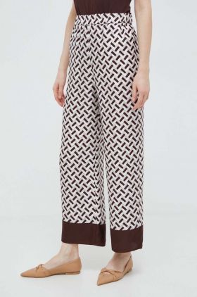 Max Mara Leisure pantaloni de mătase lat, high waist 2416130000000