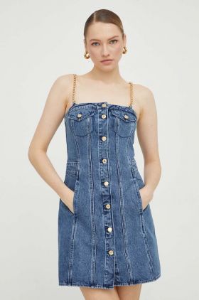 MICHAEL Michael Kors rochie jeans mini, mulata