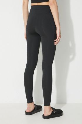 Fjallraven colanți Abisko Tights femei, culoarea negru, uni 84773