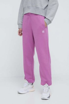 adidas Originals pantaloni de trening Essentials Fleece Joggers culoarea roz, uni, IR5964