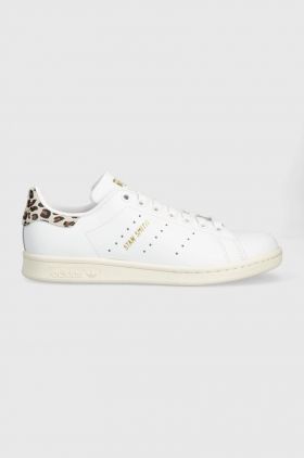 adidas Originals sneakers din piele Stan Smith culoarea alb IE4634