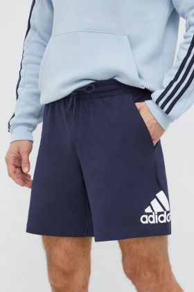 adidas pantaloni scurți bărbați, culoarea bleumarin IC9376