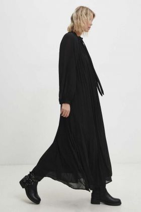 Answear Lab rochie culoarea negru, maxi, drept