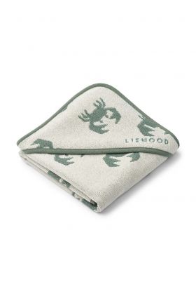 Liewood prosop din bumbac pentru bebeluși Alba Yarn Dyed Hooded Baby Towel