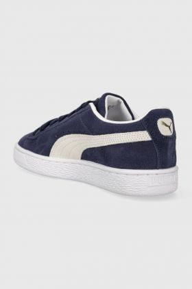 Puma sneakers din piele întoarsă Suede Classic XXI culoarea bleumarin 374915