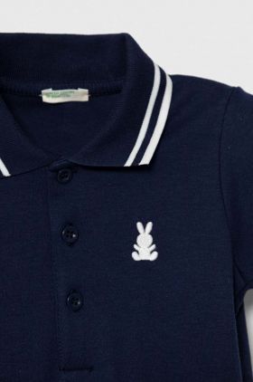 United Colors of Benetton body din bumbac pentru bebelusi
