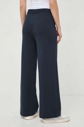 BOSS Orange pantaloni de trening din bumbac culoarea bleumarin, cu imprimeu 50518036