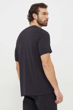 adidas tricou din bumbac bărbați, culoarea negru, cu imprimeu IM8300